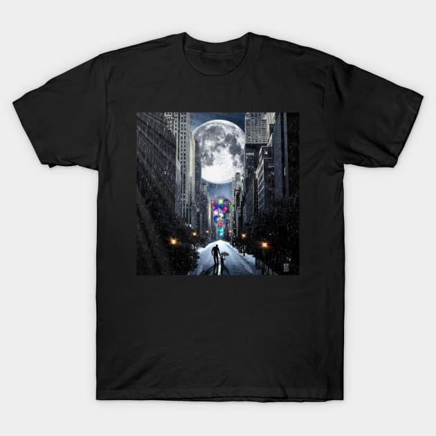 A Walk in the Rain: colors of live at the end of path T-Shirt by Smiling-Faces